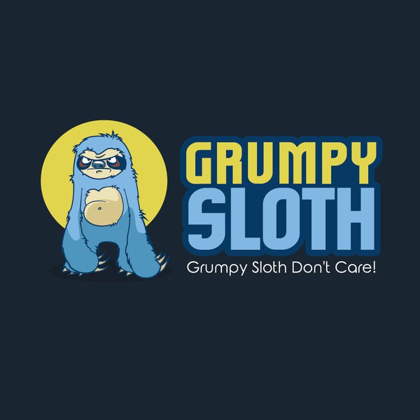 Design by micocreativo titled "Logo - Grumpy Sloth"
