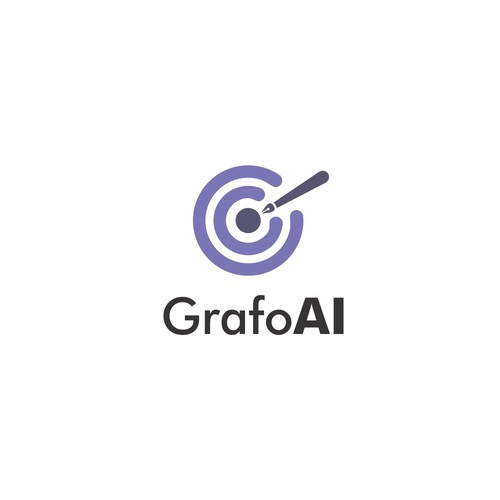 GrafoAI | Artificial Intelligence Writer Logo Design by desain.in