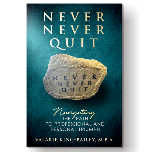 NEVER NEVER QUIT BOOK COVER DESIGN Design by wildEagles'99