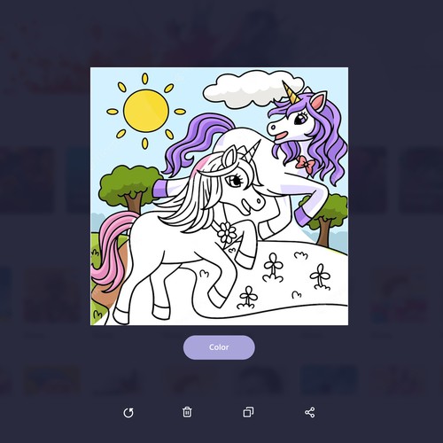 Coloring App design For Windows Design by ⭐Riana⚡⚡