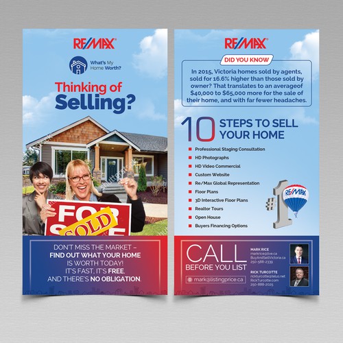 Highend Realestate Marketing Rack Card Mailer Postcard Flyer Or Print Contest 99designs