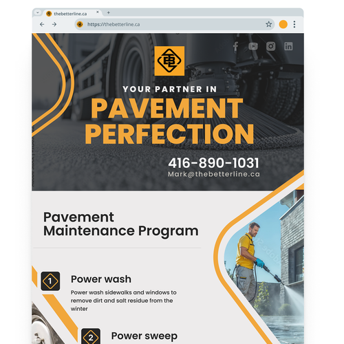 pavement maintenance Design by Mellasa