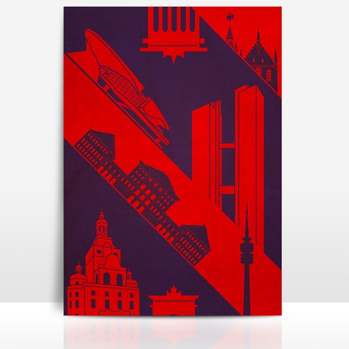 Design di 99d Community Contest: Create a poster for the beautiful city of Munich (MULTIPLE WINNERS!) di skraværn