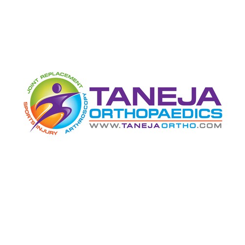 CREATIVE, IMAGINATIVE & STUNNING, LOGO WITH BOLD COLOURS FOR ORTHOPAEDIC SURGEON'S PRACTICE Design by A.Matar