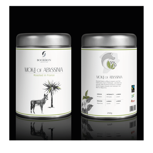 Artistic, luxurious and modern packaging for organic and fair trade coffee bean Design von OfélieDesign