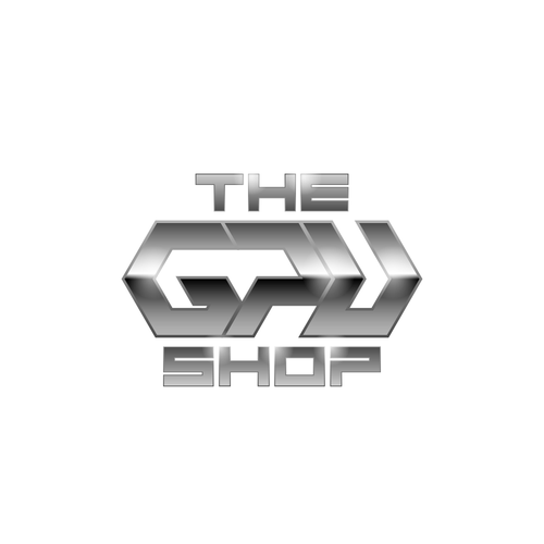 Create a futuristic logo for "The GPU Shop" Design by Wedhanta P