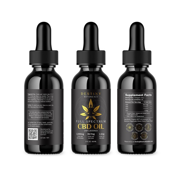 CBD Oil Label