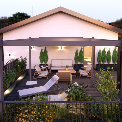 Ideation: Roof Top Terrace Design by D_MANN™