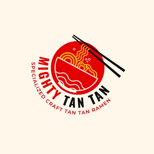 Japanese Tan Tan Ramen Shop Logo Design by Srdjan Savić