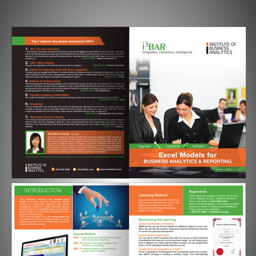 Designs | Institute of Business Analytics-i3BAR Course Brochure ...