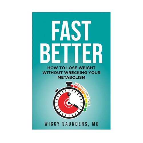 New Book Cover on how to Fast Better to Help People Lose Weight Design by R°Z°L