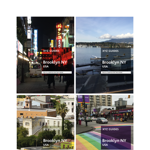 Front Cover "Template" for Travel Guide Book Series Book cover contest