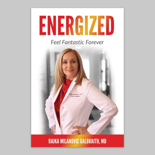 Design a New York Times Bestseller E-book and book cover for my book: Energized Design by Retina99
