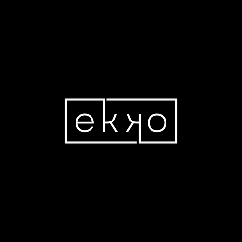 SIMPLE LOGO - ekko Letters then dm after Design by senia®