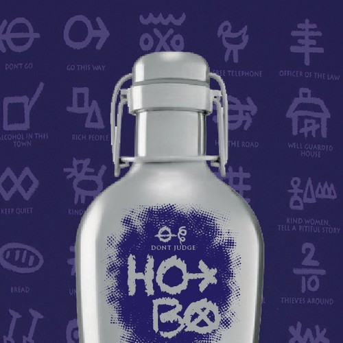 Help hobo vodka with a new print or packaging design Design por Thomasbateman