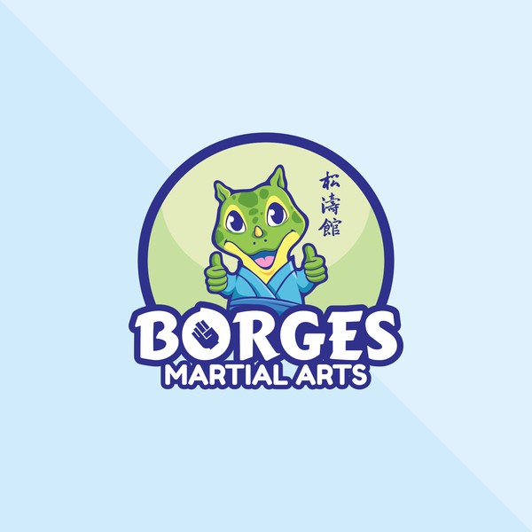 Cute Martial Arts Logo