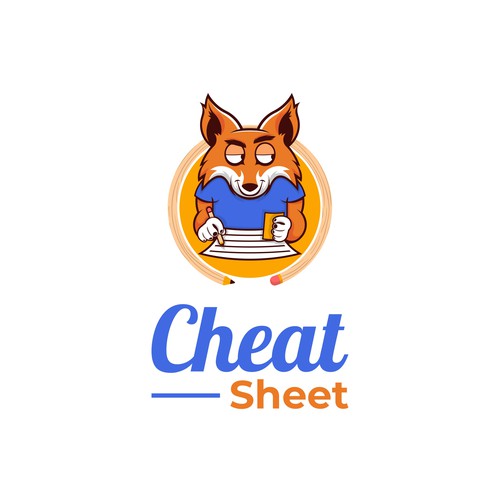 Unique descriptive combo mascot Logo that embodies the action of cheating on a test & shortcuts Design von DevDevit   ★ ★ ★ ★ ★