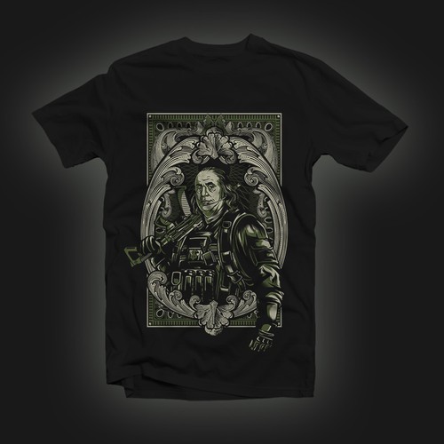 Tactical benjamin franklin | T-shirt contest | 99designs