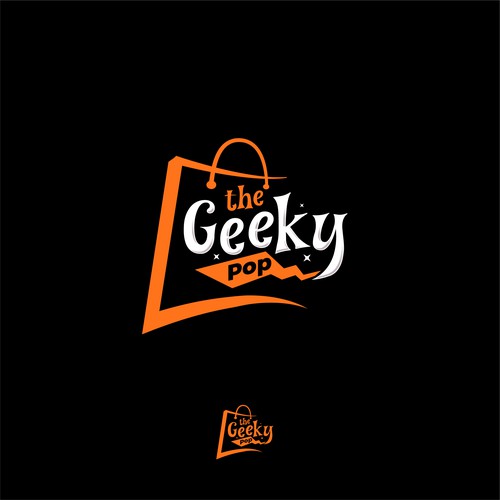 create a modern logo for a geek site Design by DX Raven Design