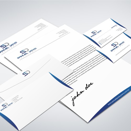 New stationery wanted for Samuel David Systems Design von conceptu