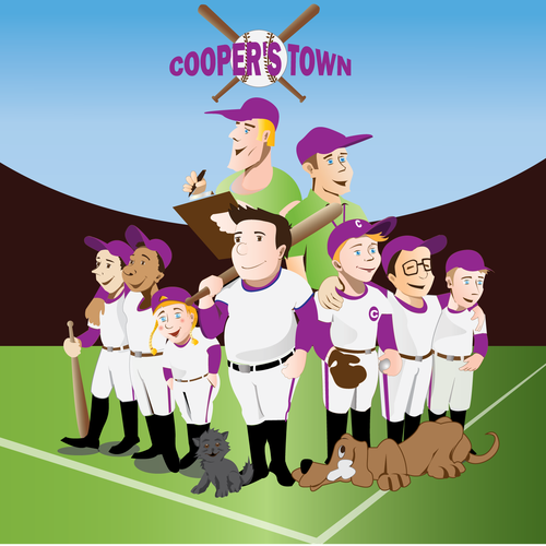 illustration for COOPER'S TOWN Ontwerp door B'jo