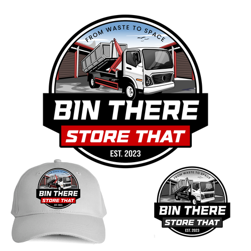 Bin There Store That, Mini Garbage Disposal Bin Rentals and Drive up Storage facility, small business need help. Design von D'force ⚡