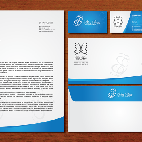 stationery for Blitz Bagz Design por BramDwi