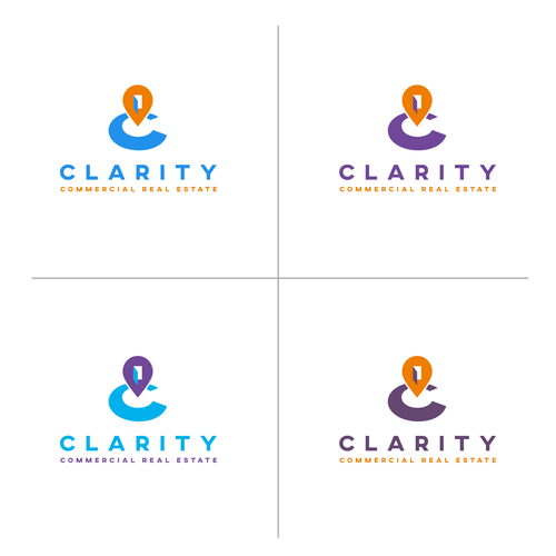 Logo + Brand Guide for Clarity Commercial Real Estate Design by Stefano Pizzato