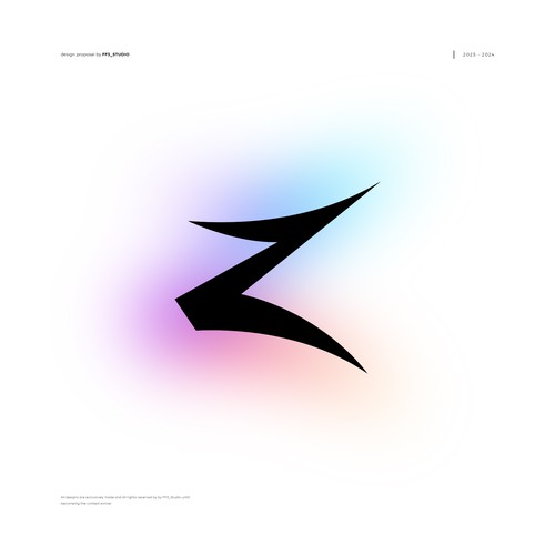Abstract Z shape logo Design by FF3 ˢᵗᵘᵈⁱᵒ