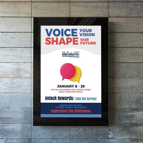 Acme Survey Need 100% Participation Design by websmartusa