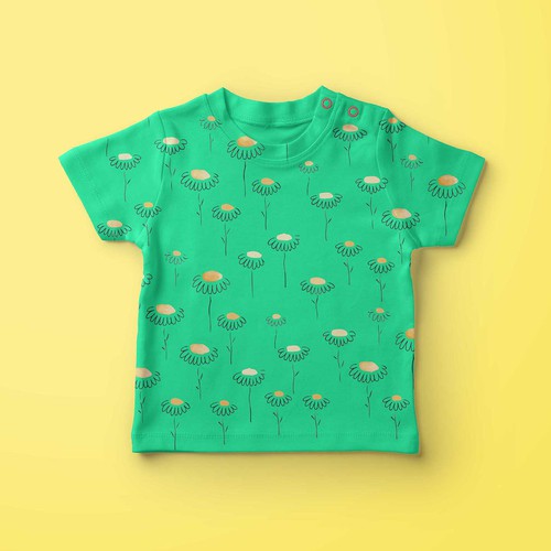 Illustrations to print onto a baby clothing- onesie, nursing cover, headbands, leggings..etc Design by diMo