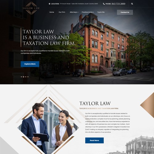 Taylow.Law Website and Software Platform Design by Moonlight Digital