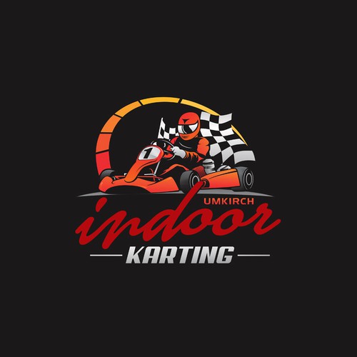 Neues Logo für Indoor Kartbahn - new logo for indoor go kart racing Design by hey John!