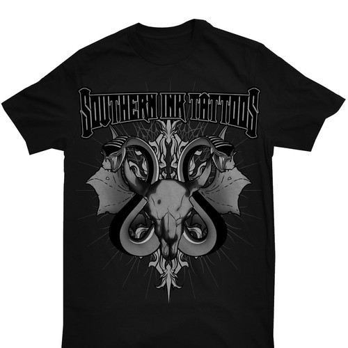 t-shirt design for Southern ink tattoos デザイン by Ekaward