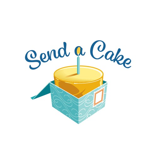 Send A Cake needs a gorgeous fun logo Design by gcsgcs