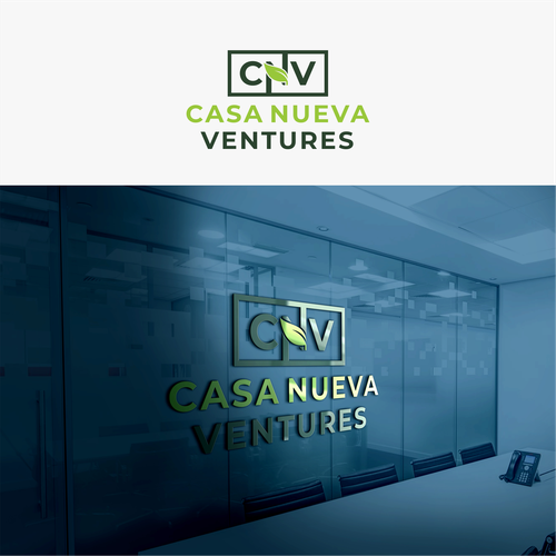 Real estate investing logo symbolizing growth Design by Agunk.desain