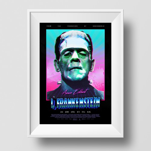 Create your own ‘80s-inspired movie poster! Design réalisé par Lunam.bash