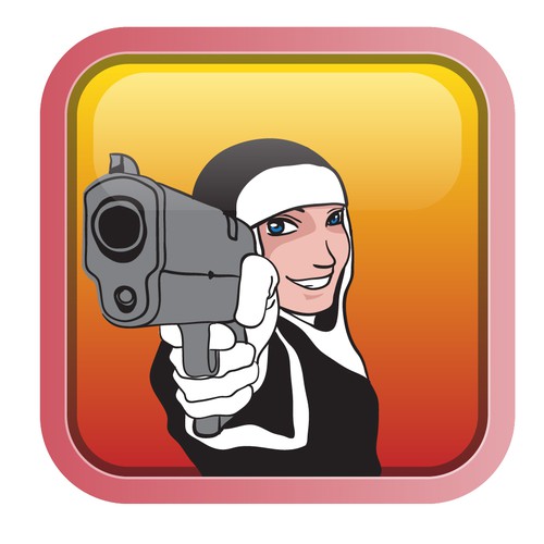 New icon for nuns fighting with monsters game Design by Brynh®