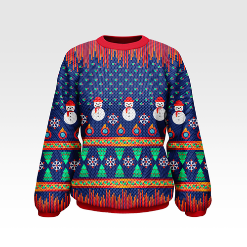 Designs | Design a Festive & Fun 'Ugly Christmas Sweater' Blending ...