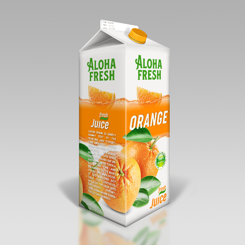 ALOHA FRESH JUICE & TEA Design by kenan.design