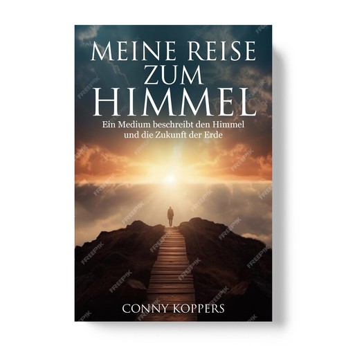 Cover for spiritual book My Journey to Heaven Design by TopHills