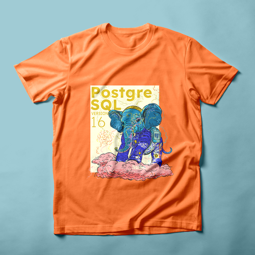 PostgreSQL v16 Release Artwork Design by Oğuzhan Akkök