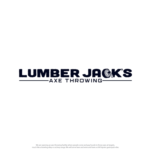 New logo with character design for Axe Throwing facility Design by Hazekiah