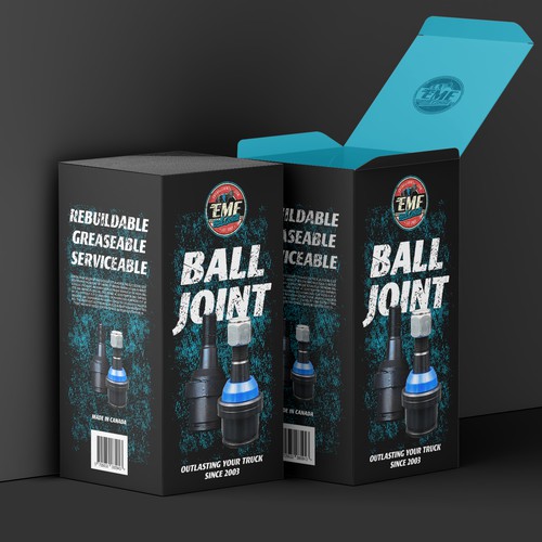 Artwork Design for Automotive Ball Joint Packaging Design by ibrhmglbs