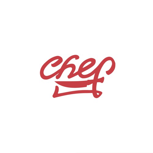 "CHEF": Food & Cooking Social Media Logo Design by Jotch.Art