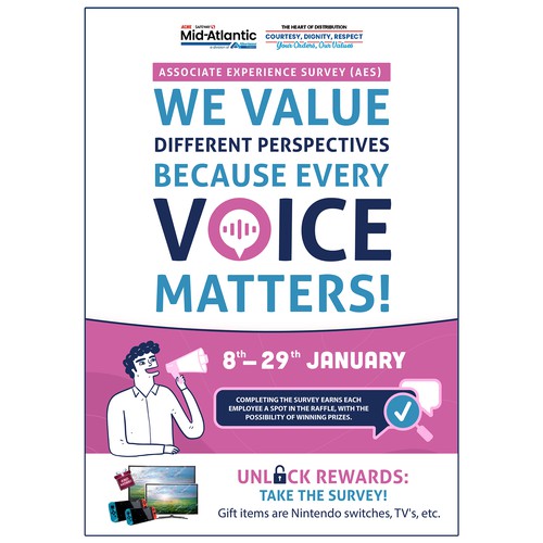 Acme Survey Need 100% Participation Design by Dedi Funda