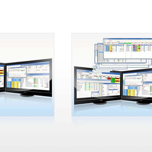 Banner for professional trading workstation Design by tehmaestro