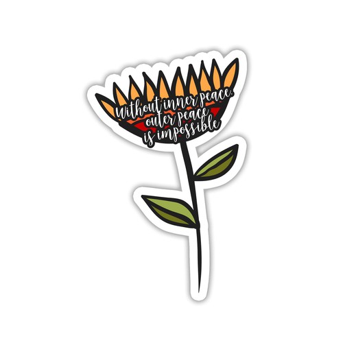 Design A Sticker That Embraces The Season and Promotes Peace Réalisé par Dope Hope