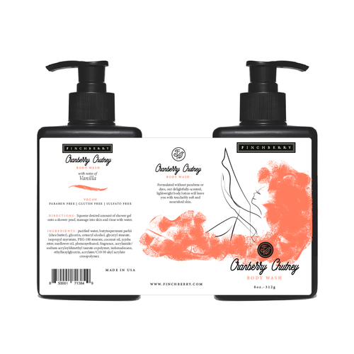 Create body wash label for large bath and body company Design by Gernet