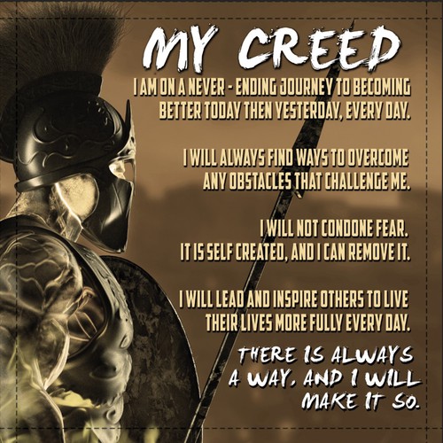 My Creed - Spartan Warrior Diseño de pavkegalaksija